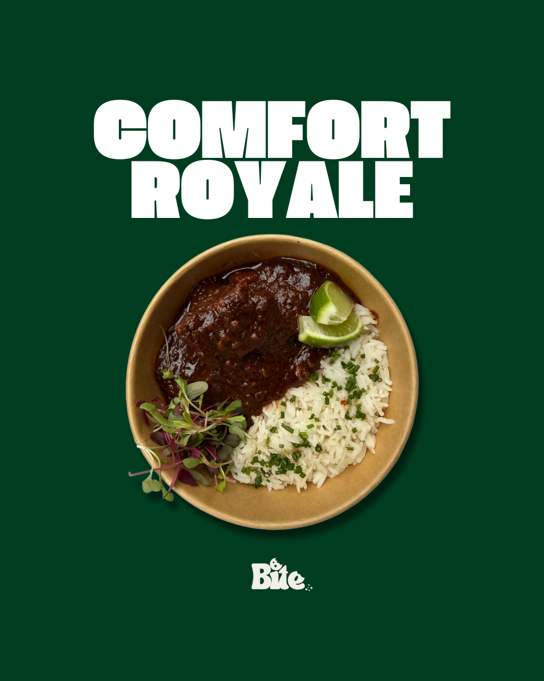 Comfort Royale meal prep box by Grab A Bite