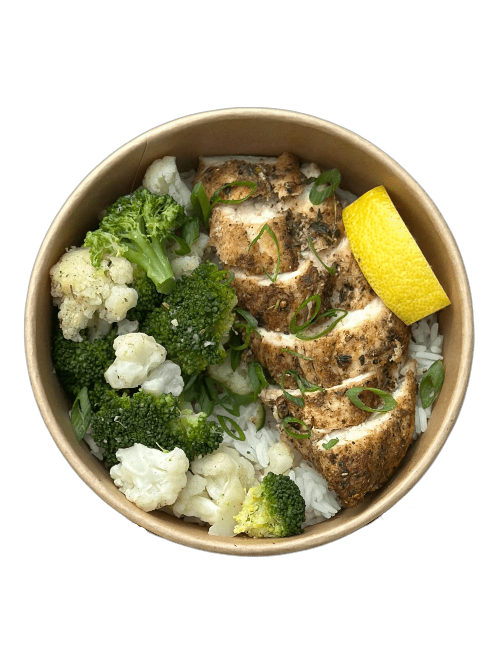 Lemon pepper chicken fuel bowl meal prep